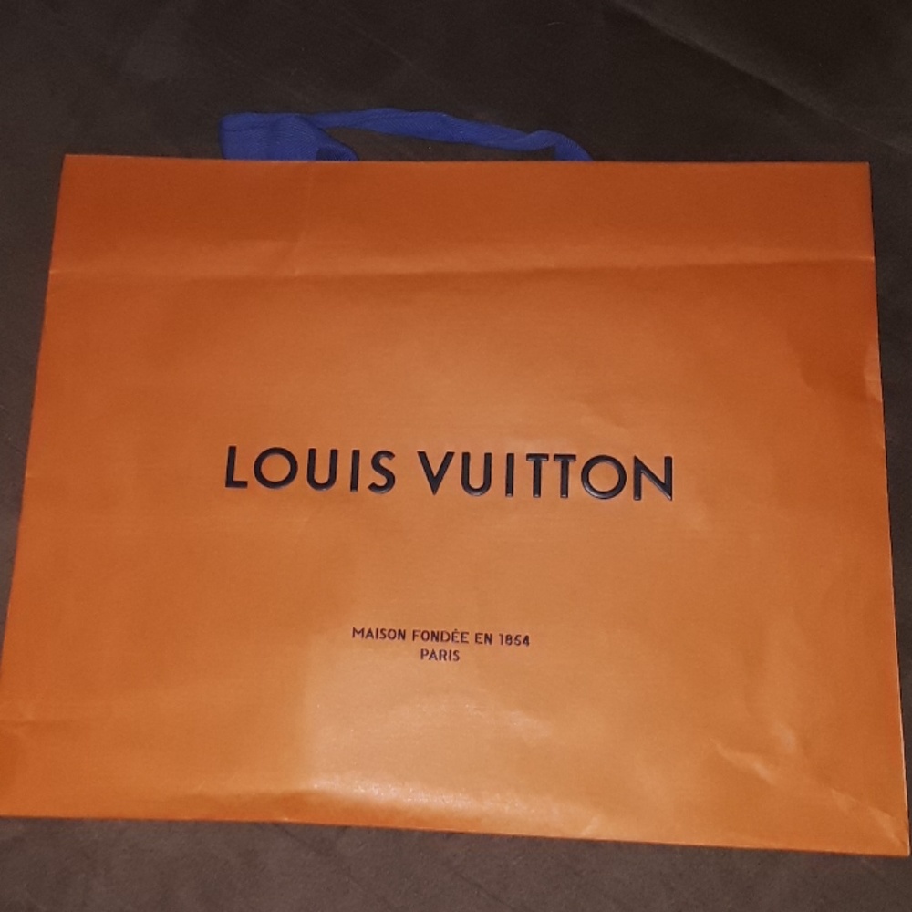 Authentic louis vuitton shopping bag